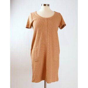 DOUOUD of Italy Caterina Camel Knit Dress - 8/L - EUC